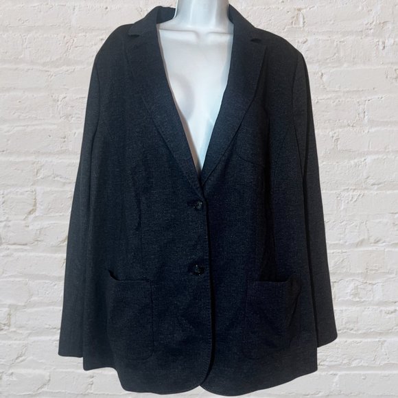 TALBOTS New Sz 18W Aberdeen 2 Button Stretch Blazer Lined Jacket Career $179 - Picture 10 of 10